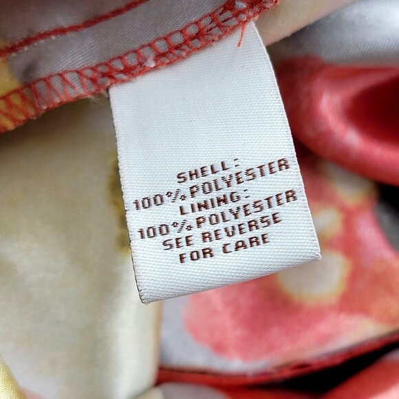 Kim Rogers Floral Sleeveless Dress With Rosette Neckline & Side Zipper - Picture 11 of 13